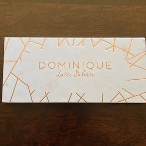 Latte palette 10 pan eyeshadow palette. Dominique Cosmetics. Used